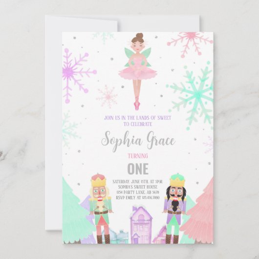 くるみ割りランド・オブ・スイーツウィンター 招待状 (正面)