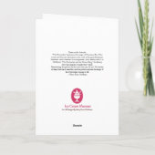 くるみ割りヴィンテージアールヌーボーパーソナライズされたカード カード (裏面)