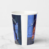 くるみ割りヴィンテージアールヌーボーブパーソナライズされたルー 紙コップ (左)