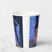 くるみ割りヴィンテージアールヌーボーブパーソナライズされたルー 紙コップ (右)