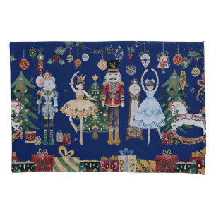 くるみ割りヴィンテージバレエ聖降誕祭 枕カバー