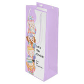 くるみ割り人形でクリスマスを祝おう ワインギフトバッグ (正面アングル)