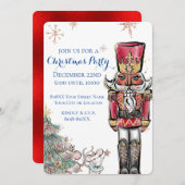 くるみ割り人形とネズミのクリスマス・パーティー 招待状 (正面/裏面)