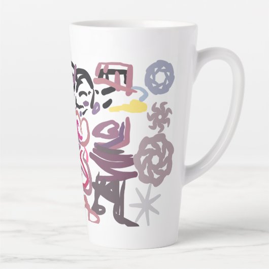 くるみ割り人形とバレエの冬 カフェラテマグ (右)