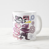 くるみ割り人形とバレエの冬 ジャンボコーヒーマグカップ (正面右)