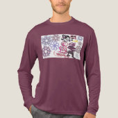 くるみ割り人形とバレエの冬 トライブレンドTシャツ (正面)