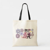くるみ割り人形とバレエの冬 トートバッグ (裏面)