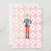 くるみ割り人形のお菓子の国のタイムカプセルメモリーカード 招待状 (裏面)