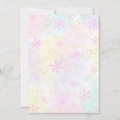 くるみ割り人形のお菓子の国のピンクの招待状 招待状 (裏面)