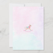 くるみ割り人形のお菓子の国のピンクの招待状 招待状 (裏面)