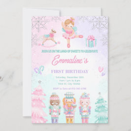 くるみ割り人形のお菓子の国の妖精ピンキーの招待状 招待状