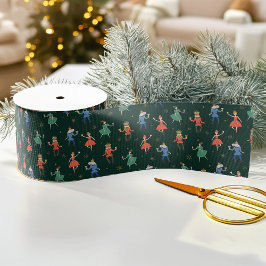 くるみ割り人形のカクテルパーティークリスマス サテンリボン