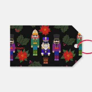 くるみ割り人形のクリスマスギフトバッグ ギフトタグ