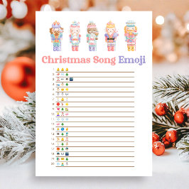 くるみ割り人形のクリスマスソング絵文字楽しいゲーム シーズンカード