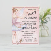 くるみ割り人形のクリスマスバレエ誕生日パーティー 招待状 (スタンド正面)