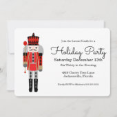 くるみ割り人形のクリスマスパーティー招待状 招待状 (正面)