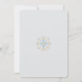 くるみ割り人形のクリスマスパーティー 招待状 (裏面)