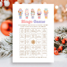 くるみ割り人形のクリスマスビンゴゲーム シーズンカード