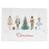 くるみ割り人形のクリスマスベイビー ラージペーパーバッグ (裏面)