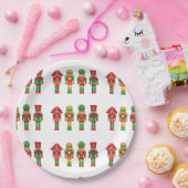 くるみ割り人形のクリスマス装飾 ペーパープレート (パーティー)