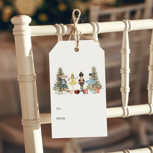 くるみ割り人形のクリスマス ギフトタグ