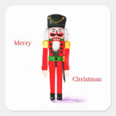 くるみ割り人形のクリスマス スクエアシール (正面)