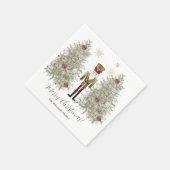 くるみ割り人形のクリスマス スタンダードカクテルナプキン (角)