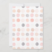 くるみ割り人形のクリスマス・バレリーナ・ウォーターカラー 招待状 (裏面)