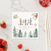 くるみ割り人形のクリスマス ブライダルシャワー ティーペーパー スタンダードカクテルナプキン (インサイチュ)