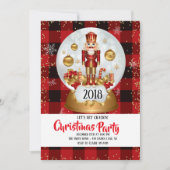 くるみ割り人形のクリスマス・ホリデーパーティ 招待状 (正面)