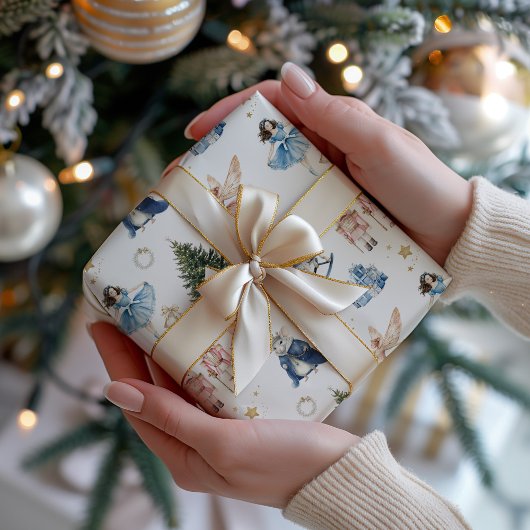 くるみ割り人形のクリスマス ラッピングペーパー