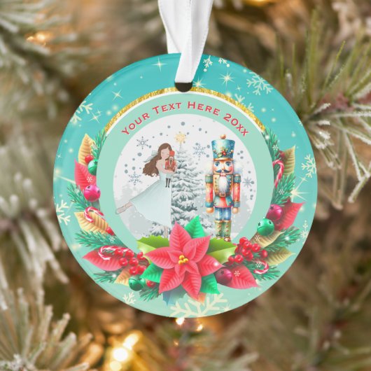 くるみ割り人形のクリスマス、家族のホリデー記念品ギフト オーナメント (ツリー)