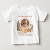 くるみ割り人形のシュガープラムの写真の1歳の誕生日の女の子 ベビーTシャツ (正面)