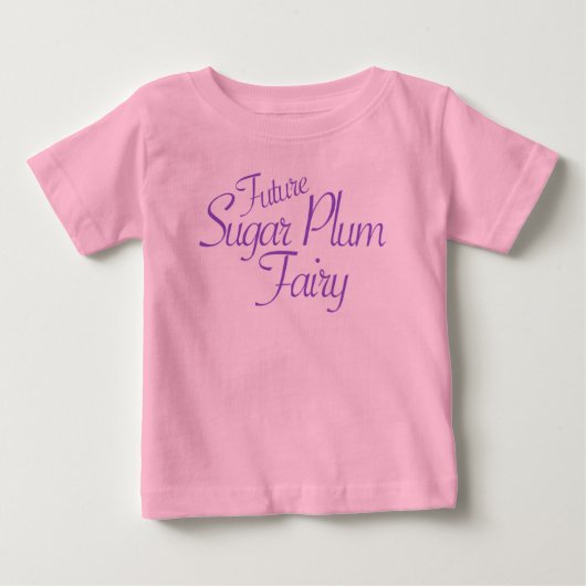 くるみ割り人形のシュガープラムフェアリーTシャツ ベビーTシャツ (正面)