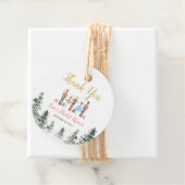 くるみ割り人形のホリデーブライダルシャワー フェイバータグ (インサイチュ)