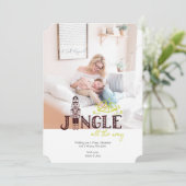 くるみ割り人形のホリデー フォト カード (スタンド正面)