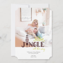 くるみ割り人形のホリデー フォト カード