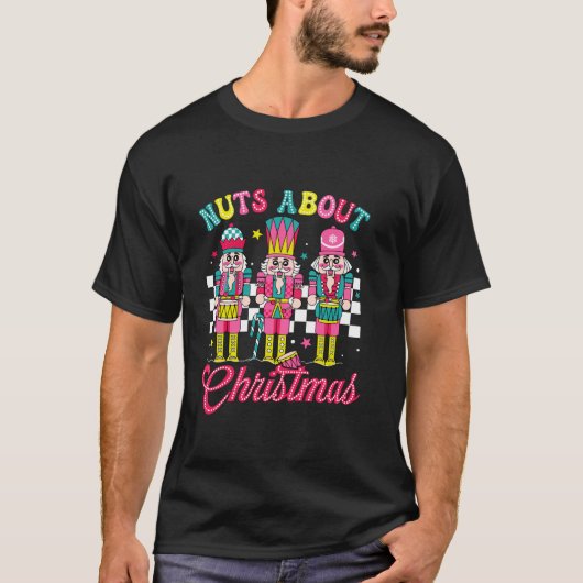 くるみ割り人形のメリークリスマスおもしろいクリスマスP Tシャツ (正面)