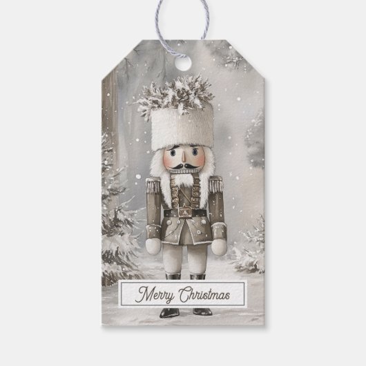 くるみ割り人形の兵隊 クリスマス ギフトタグ (正面)