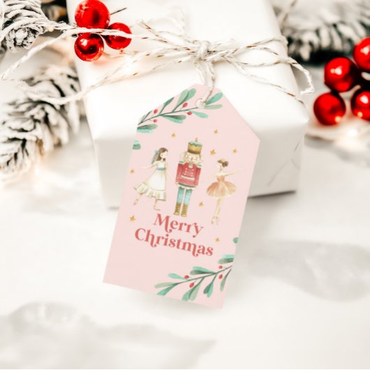 くるみ割り人形の冬のバレエ クリスマスギフトタグ ギフトタグ