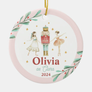 くるみ割り人形の冬のバレエ クリスマス セラミックオーナメント