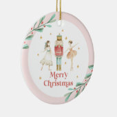 くるみ割り人形の冬のバレエ クリスマス セラミックオーナメント (右)