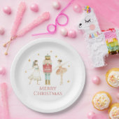 くるみ割り人形の冬のバレエ クリスマス ペーパープレート (パーティー)