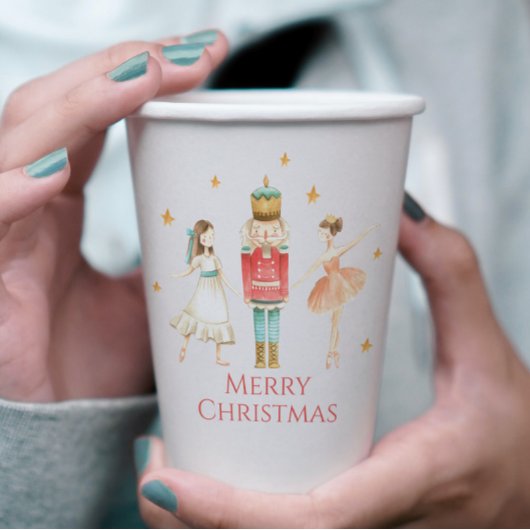 くるみ割り人形の冬のバレエ クリスマス 紙コップ