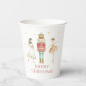 くるみ割り人形の冬のバレエ クリスマス 紙コップ (正面)