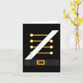 くるみ割り人形の衣装ユニフォームに合わせたおもちゃの兵隊 カード (黄色い花)