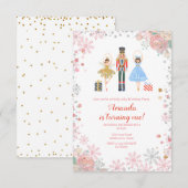 くるみ割り人形の誕生日お祝い ８歳の誕生日 招待状 (正面/裏面)