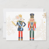 くるみ割り人形の誕生日ガール バレエガール シュガープラム 招待状 (裏面)