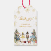くるみ割り人形の誕生日パーティー感謝の気持ちのギフトタグ ギフトタグ (正面)
