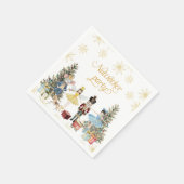 くるみ割り人形の誕生日パーティー スタンダードカクテルナプキン (角)